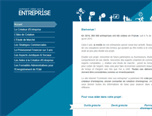 Tablet Screenshot of commentcreersonentreprise.fr